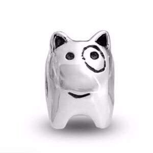 PANDORA Sterling Silver Dog Charm Doggie Bead Retired - 790258